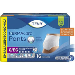 Fralda Geriátrica Tena Pants Dermacare  Tamanho G/EG - 16 Unidades