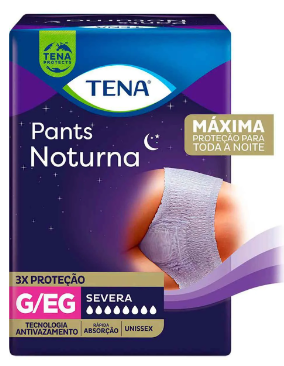 Fralda Geriátrica Tena Pants Noturna  7 unidades - G/EG