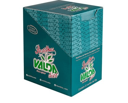 Display Valda Diet Pastilhas - 12 sachês  de 12g