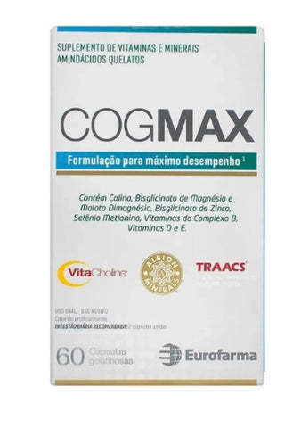 Polivitamínico Cogmax  60 Unidades - Cápsula (A1)