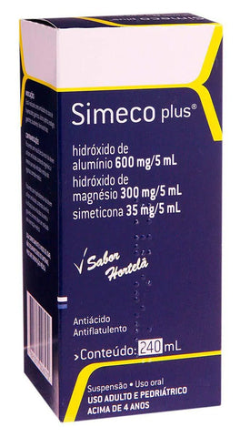 Simeco Plus  600mg/5mL + 300mg/5mL + 35mg/5mL - 240 mL - Suspensão
