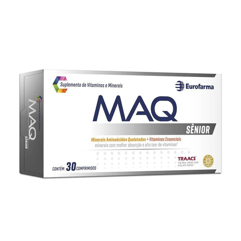 Suplemento Alimentar MAQ Sênior  30 Unidades - Comprimido (A1)