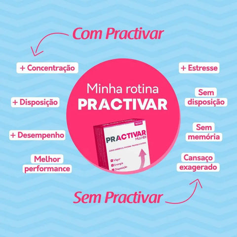 Suplemento Alimentar Practivar Mulher  60 Unidades - Comprimido (A1)
