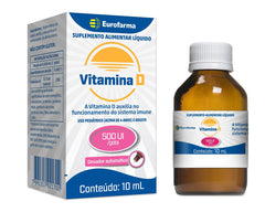 Vitamina D (Eurofarma)  500UI - 10 mL - Gotas