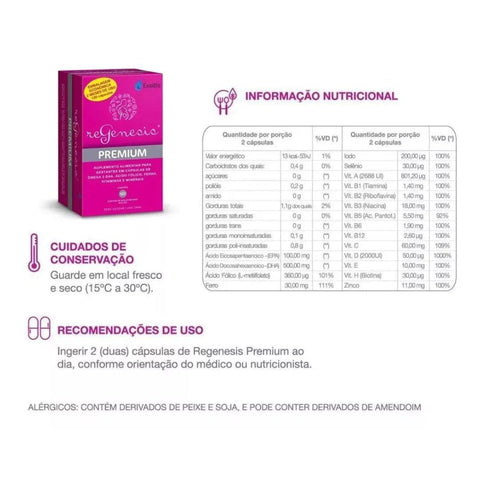 ReGenesis Premium  120 Unidades - Cápsula