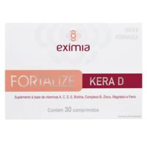 Exímia Fortalize Kera D  30 Unidades - Comprimido