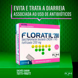 Floratil  200mg - 4 x 1 g - Pó (A1)