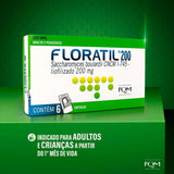 Floratil  200mg - 6 Unidades - Cápsula (A1)