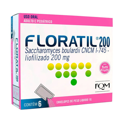 Floratil  200mg - 6 x 1 g - Pó (A1)