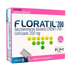 Floratil  200mg - 6 x 1 g - Pó (A1)