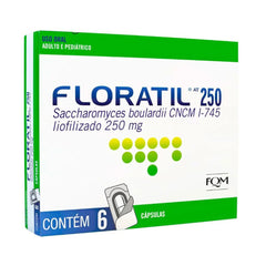Floratil AT  250mg - 6 Unidades - Cápsula