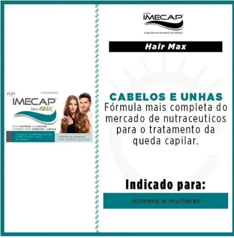 Imecap Hair Max  30 Unidades - Cápsula