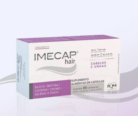 Imecap Hair Silício Orgânico  60 Unidades - Cápsula