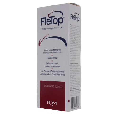 Loção Para Pernas e Pés Fletop 200Ml