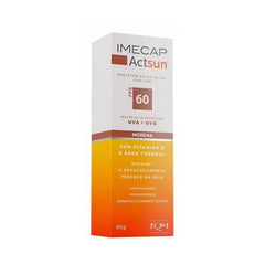 Protetor Solar Facial Imecap Actsun  Pele Morena - FPS 60 - 50 g