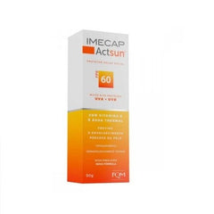 Protetor Solar Facial Imecap Actsun  Sem Cor - FPS 60 - 50 g