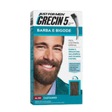 Grecin 5 Barba Bigode e Costeleta Castanho Escuro