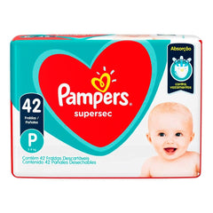 Fralda Pampers Supersec  Tamanho P - 42 Unidades