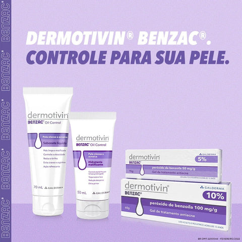 Dermotivin Benzac  50mg/g - 15 g - Gel
