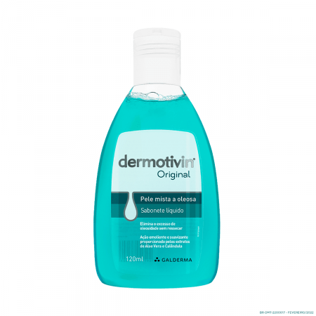 Dermotivin Sabonete Líquido Flip Top 120 Ml