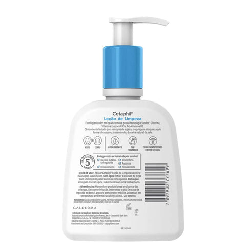 Loção Limpeza Cetaphil Pump  Pele Sensível, Normal e Seca - 300 mL