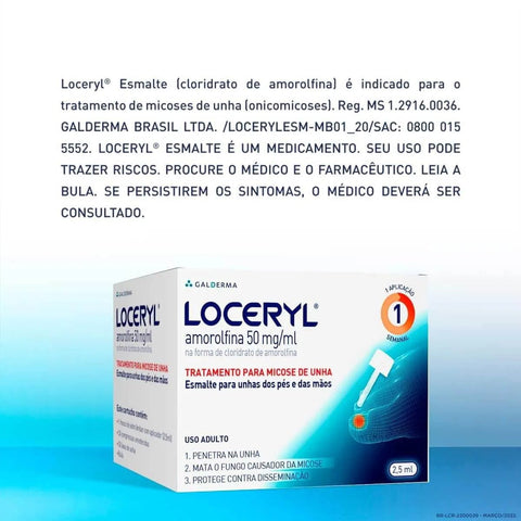 Loceryl  50mg/mL - 2,5 mL - Esmalte
