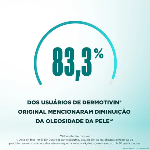 Sabonete Dermotivin Origina Espuma Pele Óleosa 130 Ml