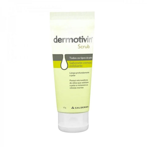 Sabonete Dermotivin Scrub Cremoso Esfoliante Todos Os Tipos de Pele 60G