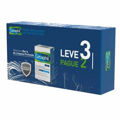 Sabonete em Barra Cetaphil Limpeza Profunda  Pele Normal, Seca ou Sensível - 3 x 127 g