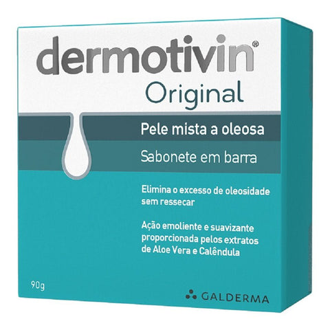 Sabonete Em Barra Dermotivin Original 90G