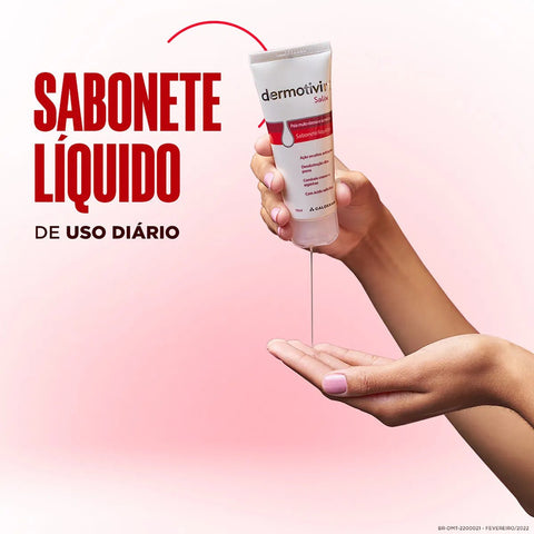 Sabonete Galderma Dermotivin Salix Líquido Com 70Ml