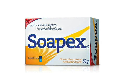 Sabonete Galderma Soapex Essencial Barra, 1 Unidade Com 80G