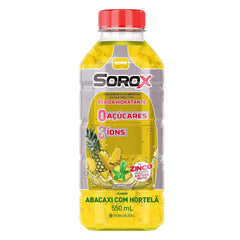 Bebida Hidratante Sorox Abacaxi Com Hortelã Zero Açúcar 550ml