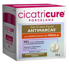 Cicatricure Gel Creme Facial Antimarcas Porcelana 50g Antissinais Clareador