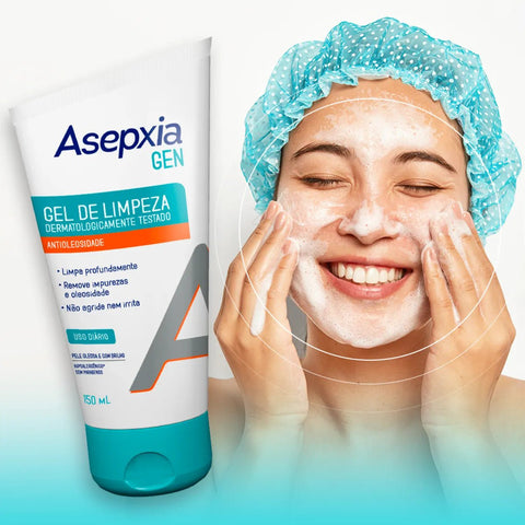 Gel Para Limpeza Facial Asepxia Gen 150Ml