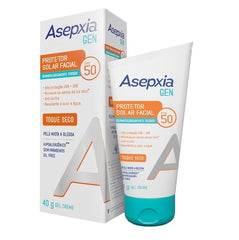 Protetor Solar Facial Asepxia Gen  Mista a Oleosa - FPS 50 - 40 g