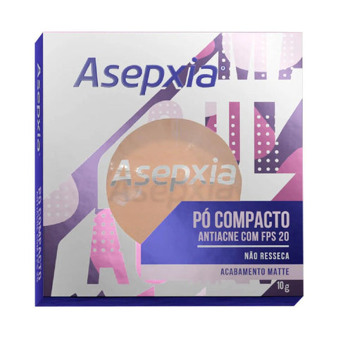 Pó Compacto Asepxia Antiacne  Marfim - FPS 20 - 10 g