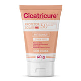 Protetor Solar Facial Cicatricure  Clara - FPS 50 - 40 g