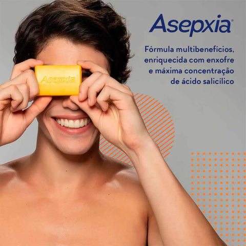 Sabonete Asepxia Enxofre Barra Com 80G