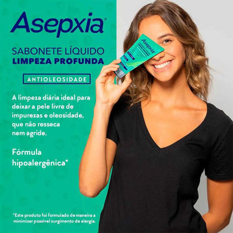 Sabonete Concentrado Asepxia Limpeza Profunda Líquido Com 150Ml