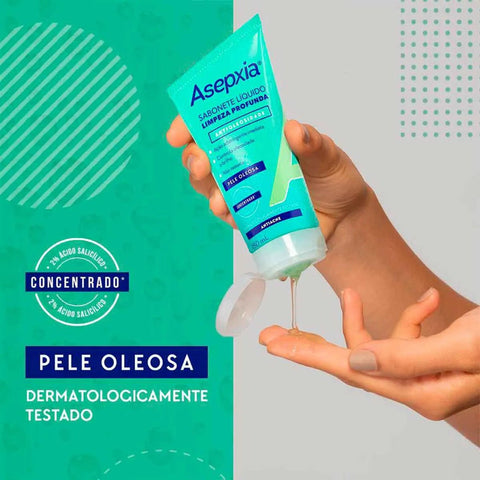 Sabonete Concentrado Asepxia Limpeza Profunda Líquido Com 150Ml