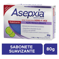 Sabonete Em Barra Asepxia Suavizante Ação Reequilibrante 80G