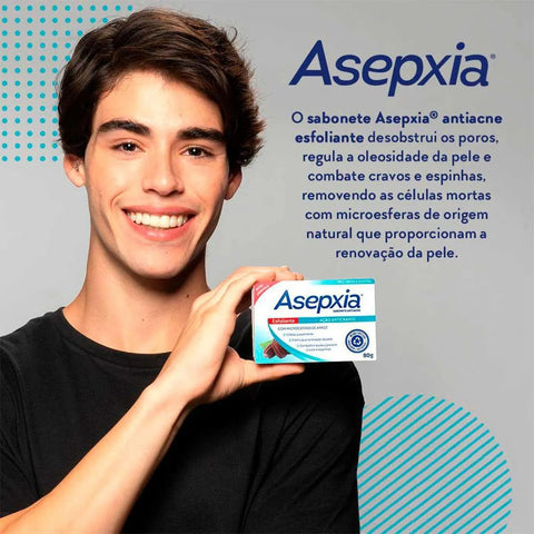 Sabonete Esfoliante Asepxia Barra Com 80G