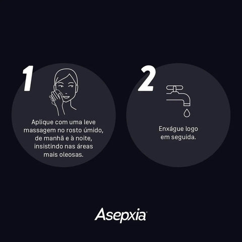 Sabonete Líquido Asepxia Antiacne Detox Pele Mista 100ml