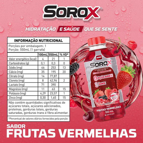 Sorox Frutas Vermelhas 550ml