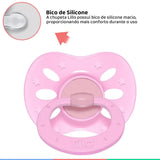 Chupeta Extra Air Lillo  Cor Rosa - Tamanho 1
