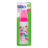 Mamadeira Divertida  Cor Rosa - Volume 240 mL