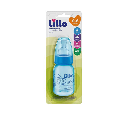 Mamadeira Divertida  120 mL - Azul