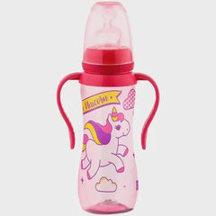 Mamadeira Sonho com Alça  Cor Rosa - Volume 240 mL