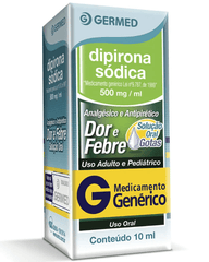 Dipirona Monoidratada (Germed)  500mg/mL - 10 mL - Solução
